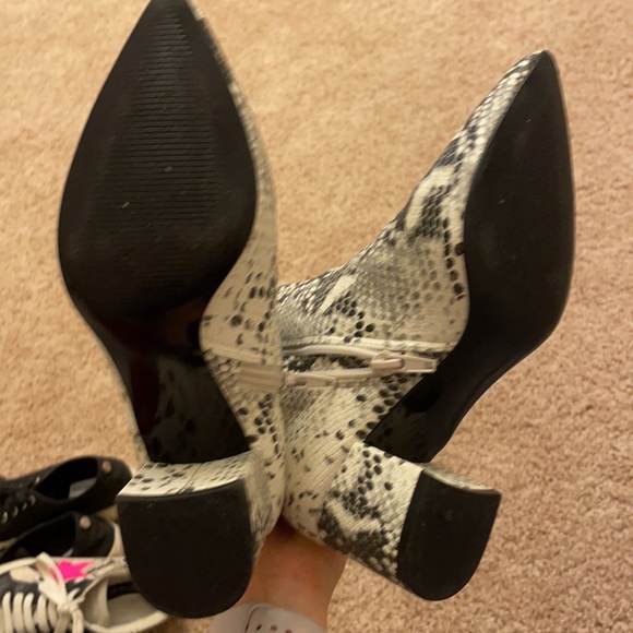 Snakeskin Booties - Picture 2 of 3